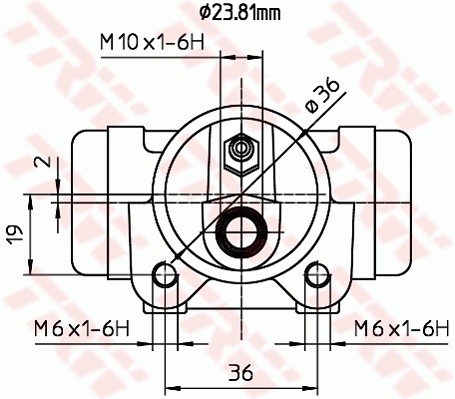 TRW BWK225 Wheel Brake Cylinder