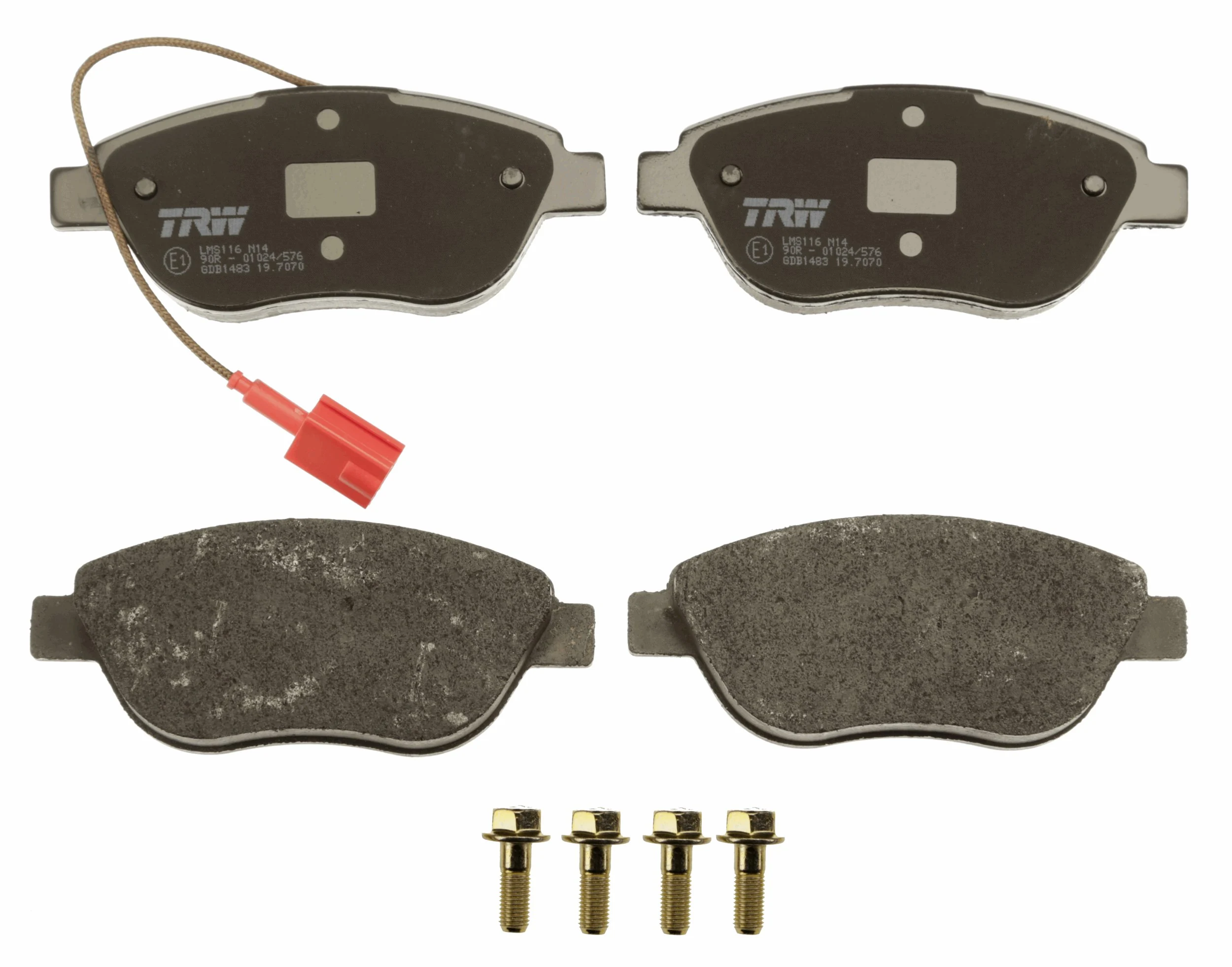 Brake Pad Set, disc brake COTEC GDB1483