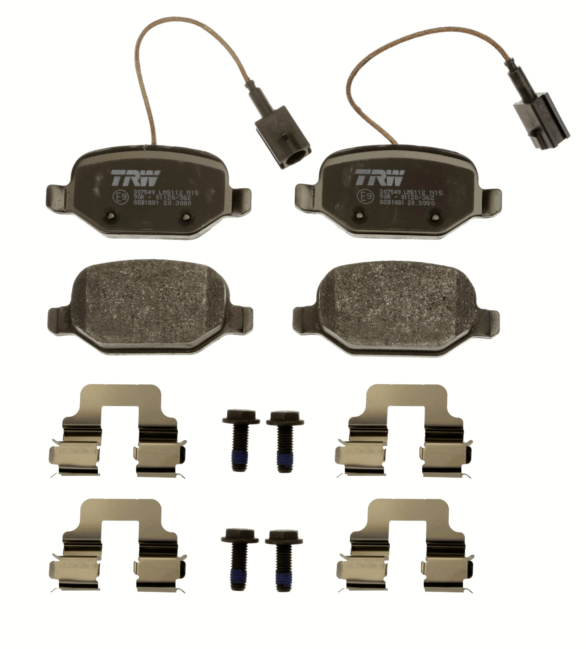Brake Pad Set, disc brake COTEC GDB1881