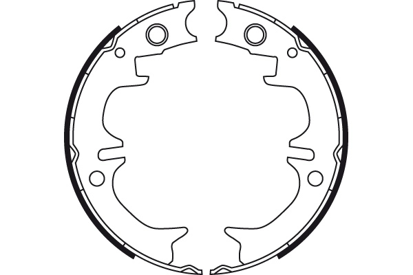 Brake Shoe Set, parking brake GS8714