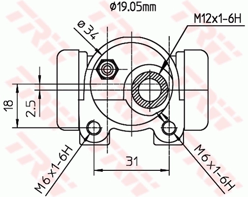Wheel Brake Cylinder BWD133