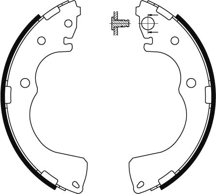 Brake Shoe Set GS8435