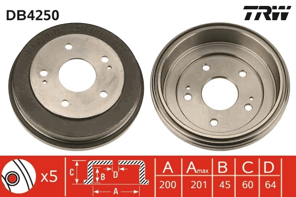 Brake Drum DB4250