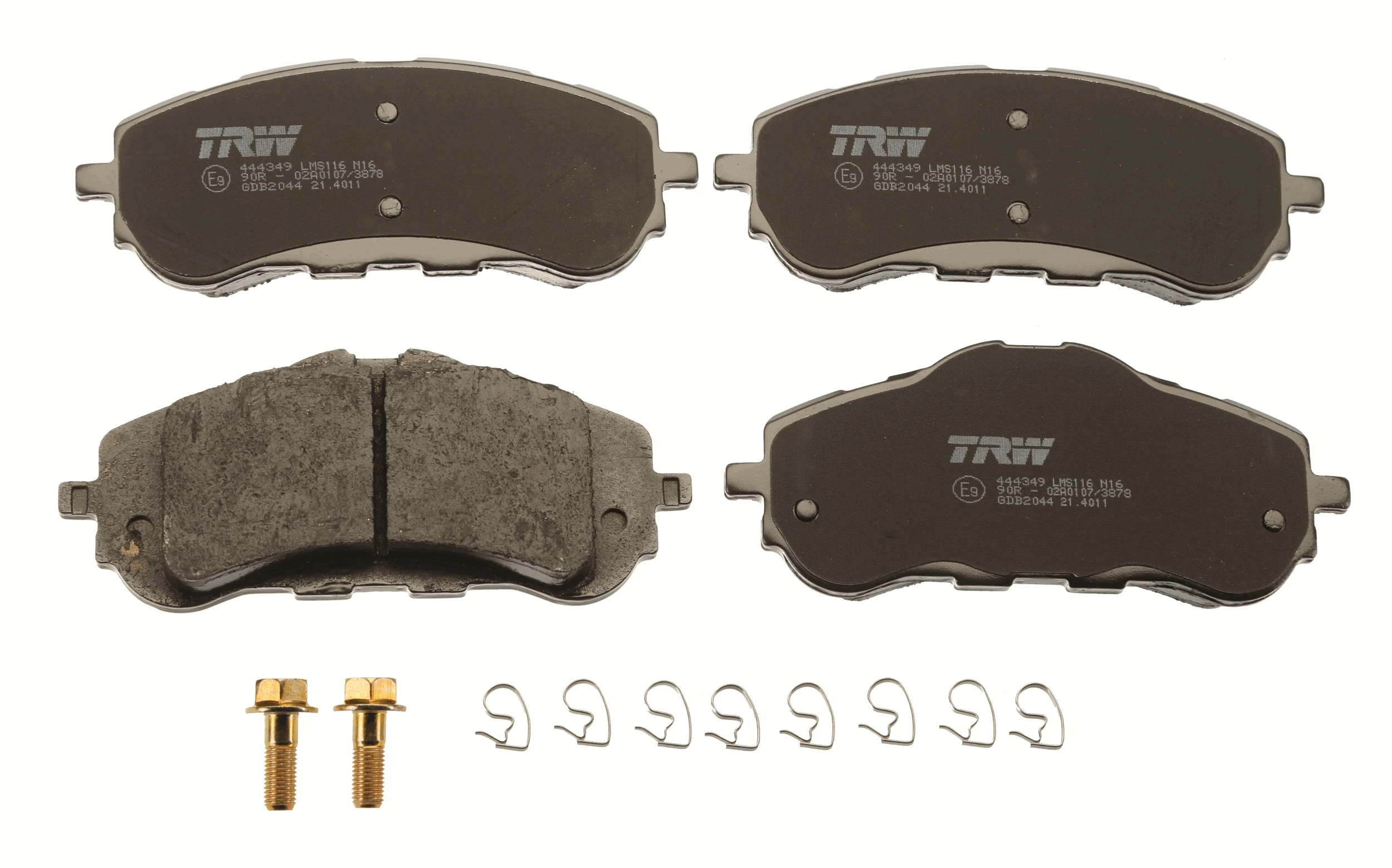 Brake Pad Set, disc brake COTEC GDB2044