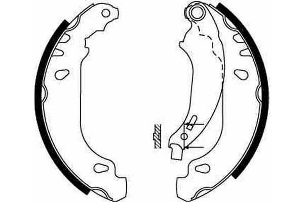 Brake Shoe Set GS8669