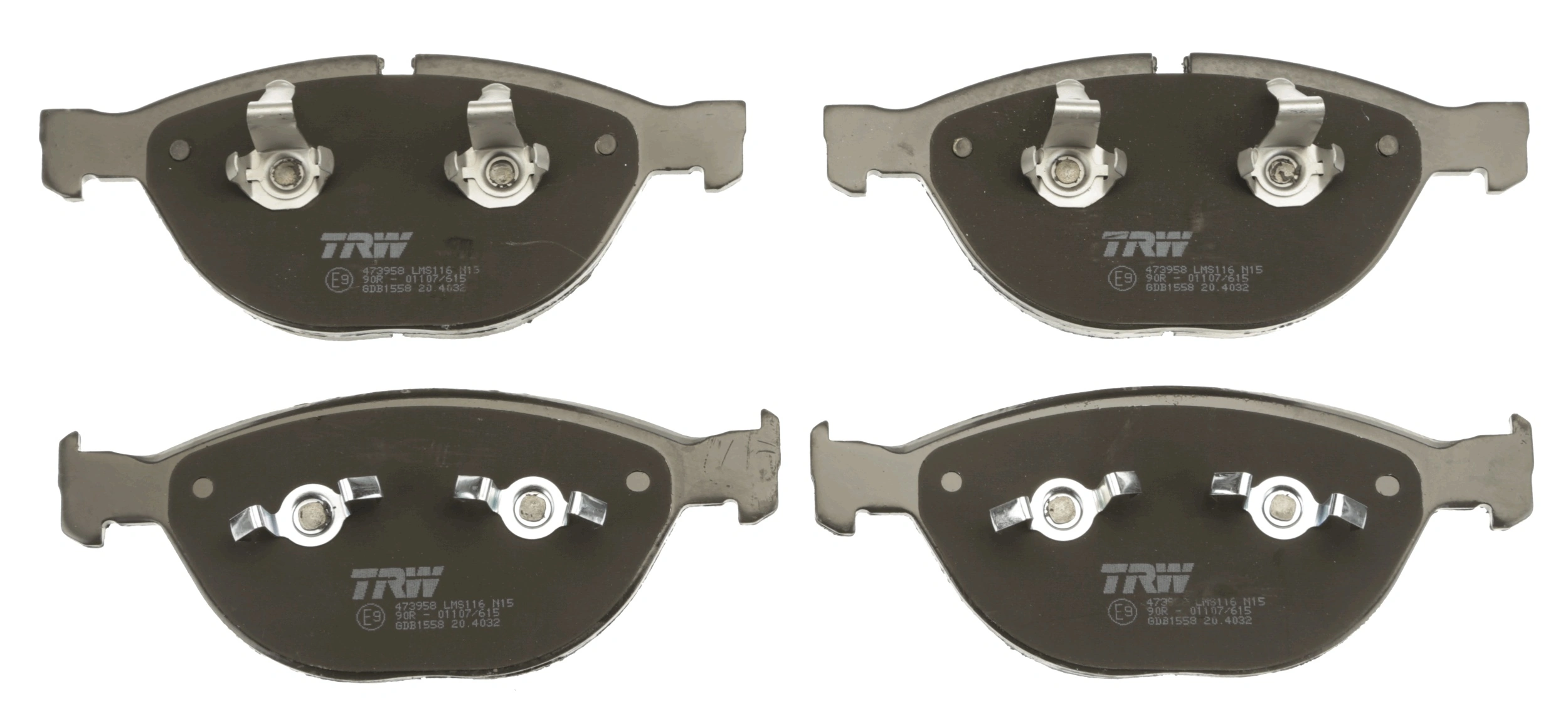 Brake Pad Set, disc brake COTEC GDB1558