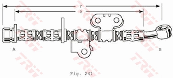 TRW PHD375 Brake Hose
