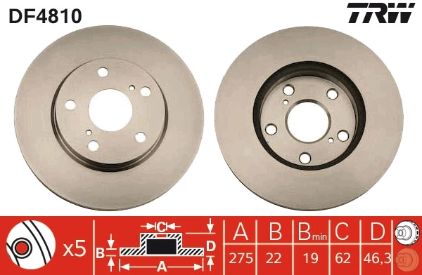 Brake Disc DF4810