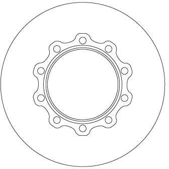 TRW DF5064S Brake Disc