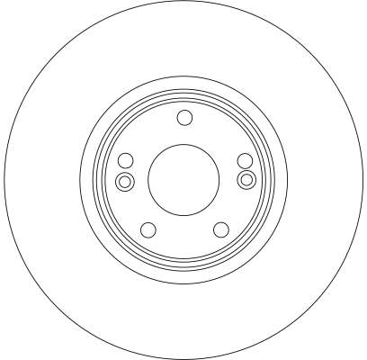 Brake Disc TRW SINGLE DF4259S