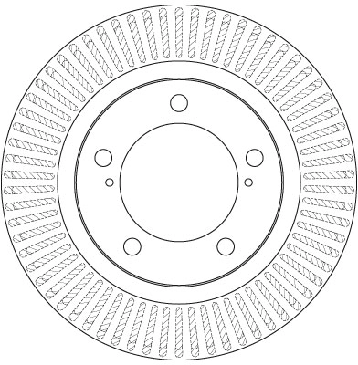 Brake Disc TRW SINGLE DF6239S