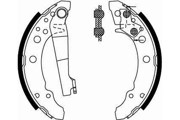 Brake Shoe Set GS8166