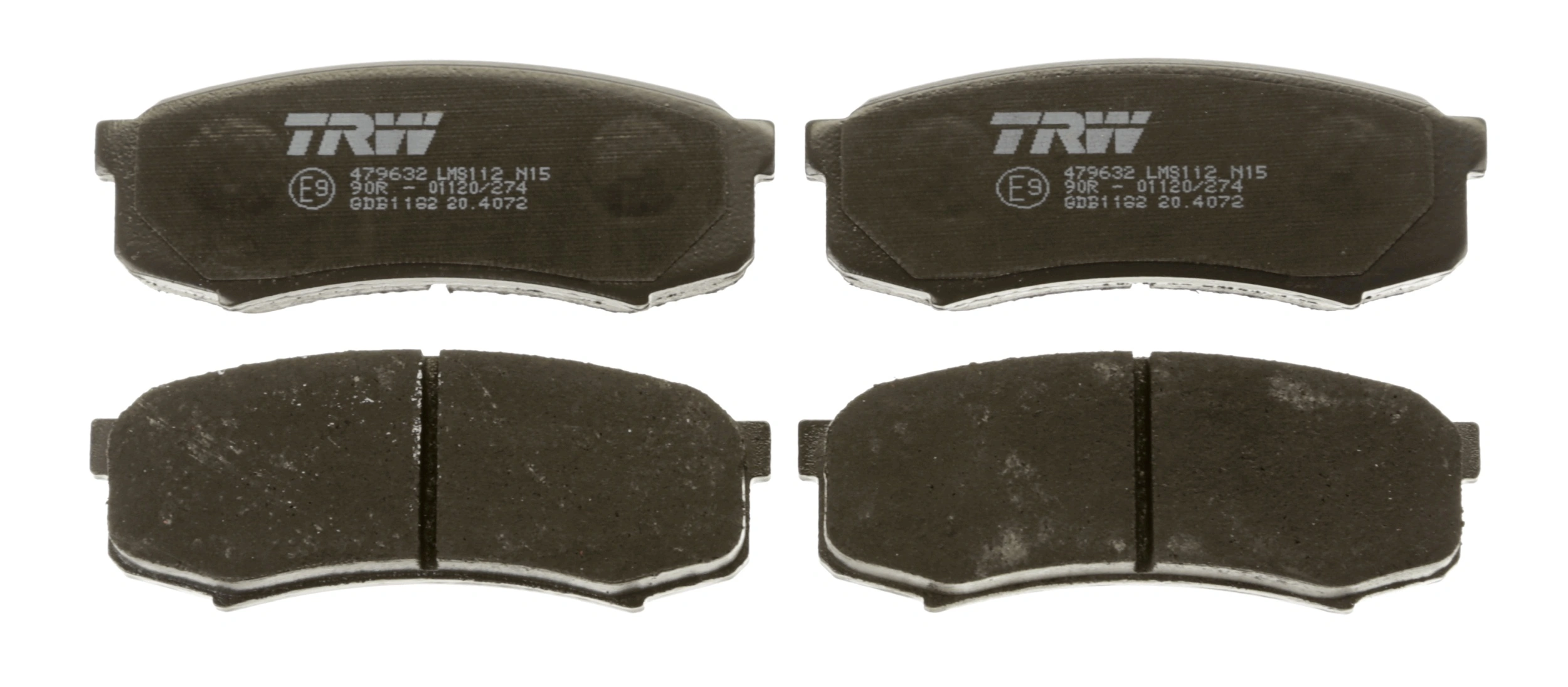 Brake Pad Set, disc brake COTEC GDB1182