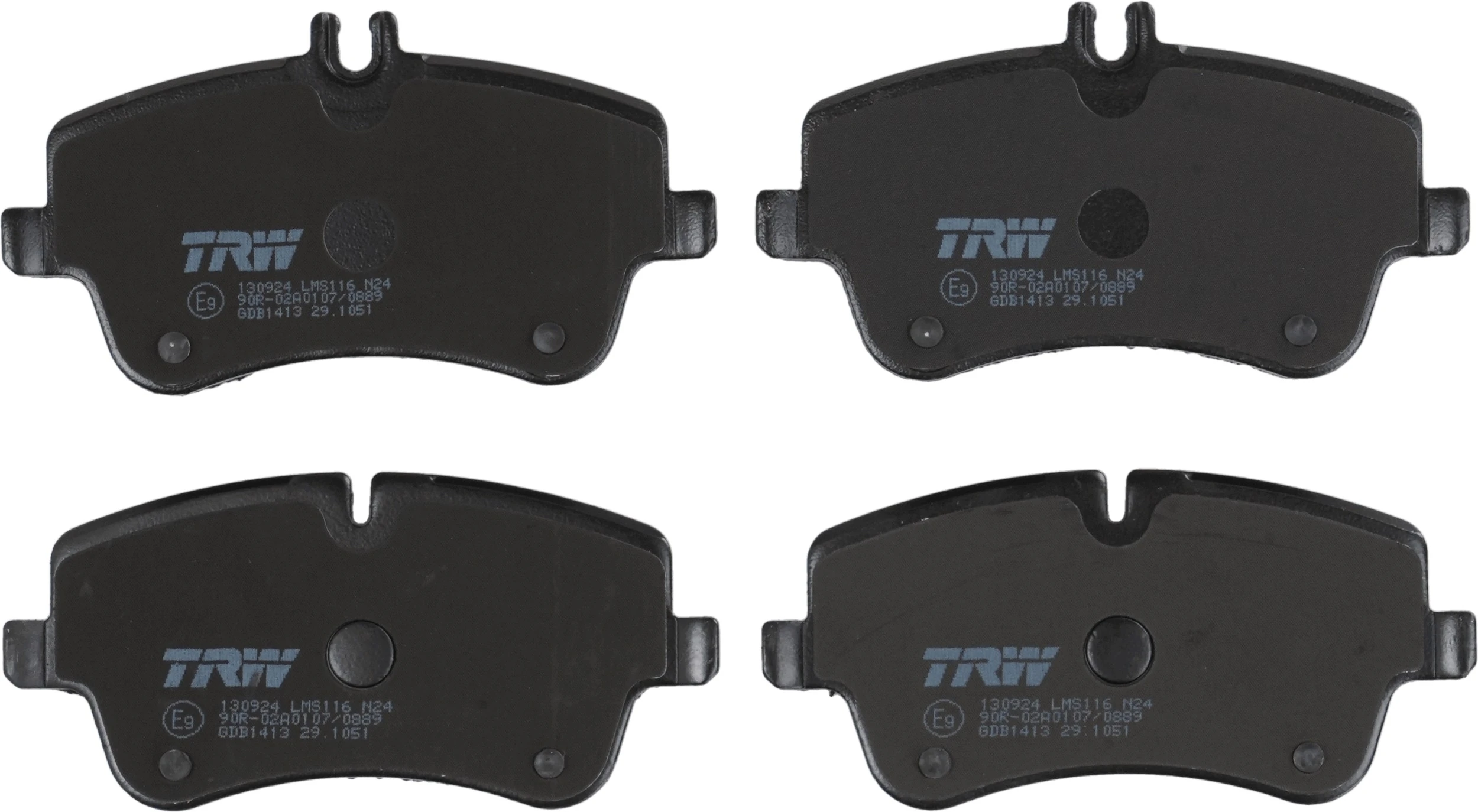 Brake Pad Set, disc brake COTEC GDB1413