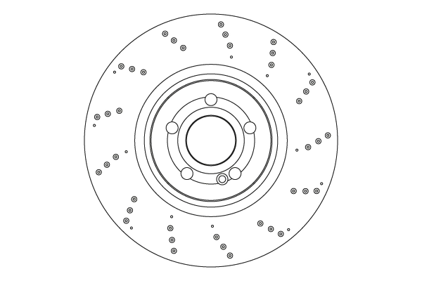 Brake Disc TRW SINGLE DF6946S