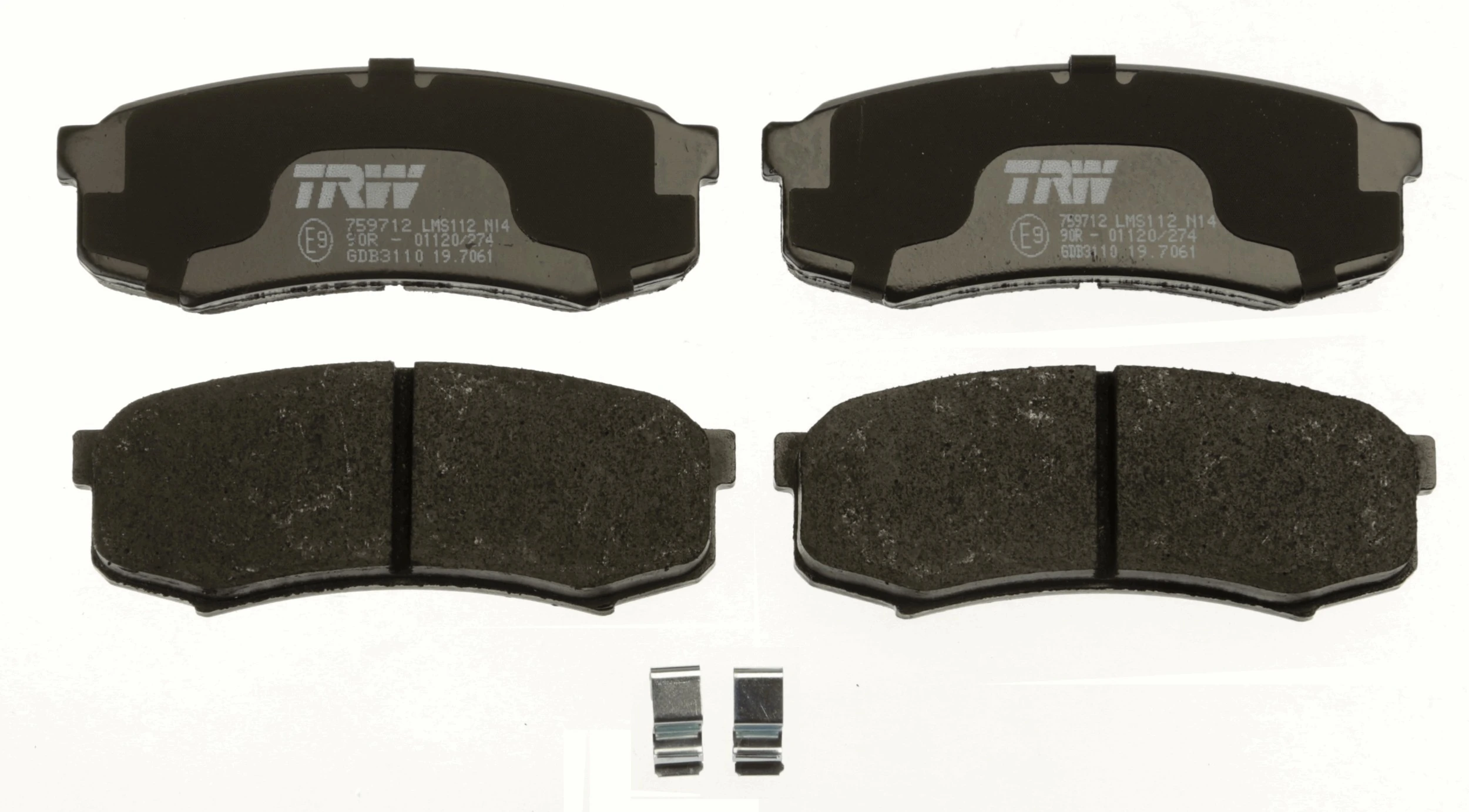 Brake Pad Set, disc brake COTEC GDB3110