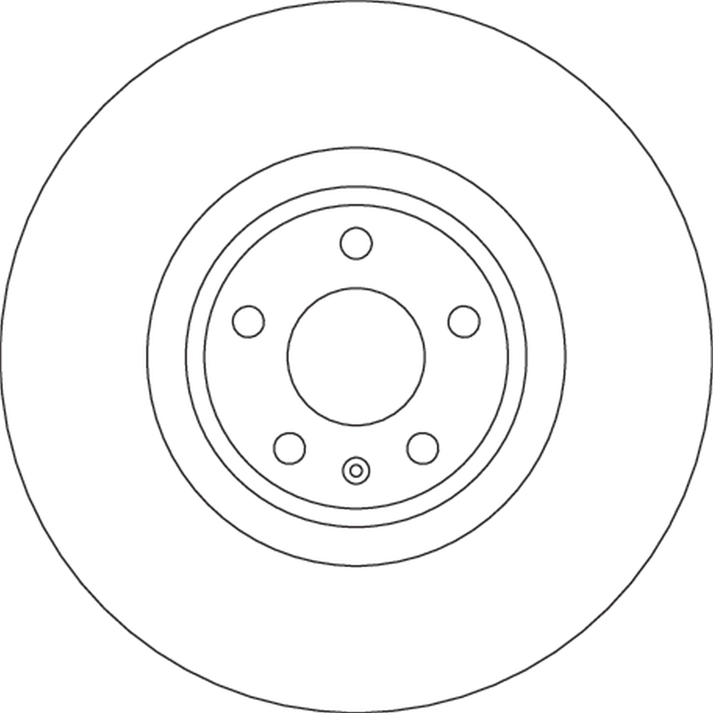 Brake Disc TRW SINGLE DF6729S