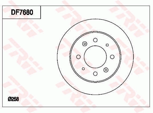 Brake Disc DF7680