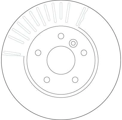 Brake Disc TRW SINGLE DF4194S