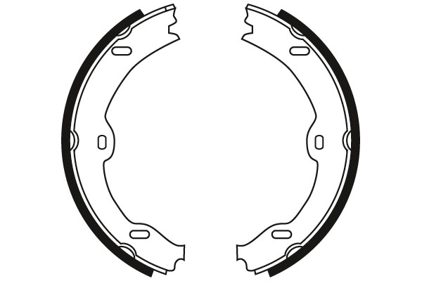 Brake Shoe Set, parking brake GS8721