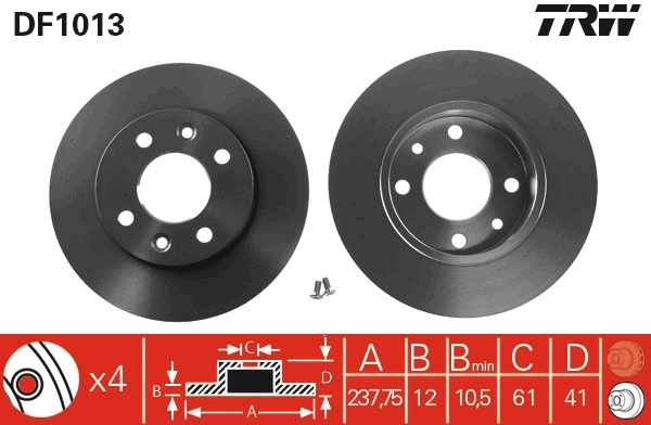 Brake Disc DF1013