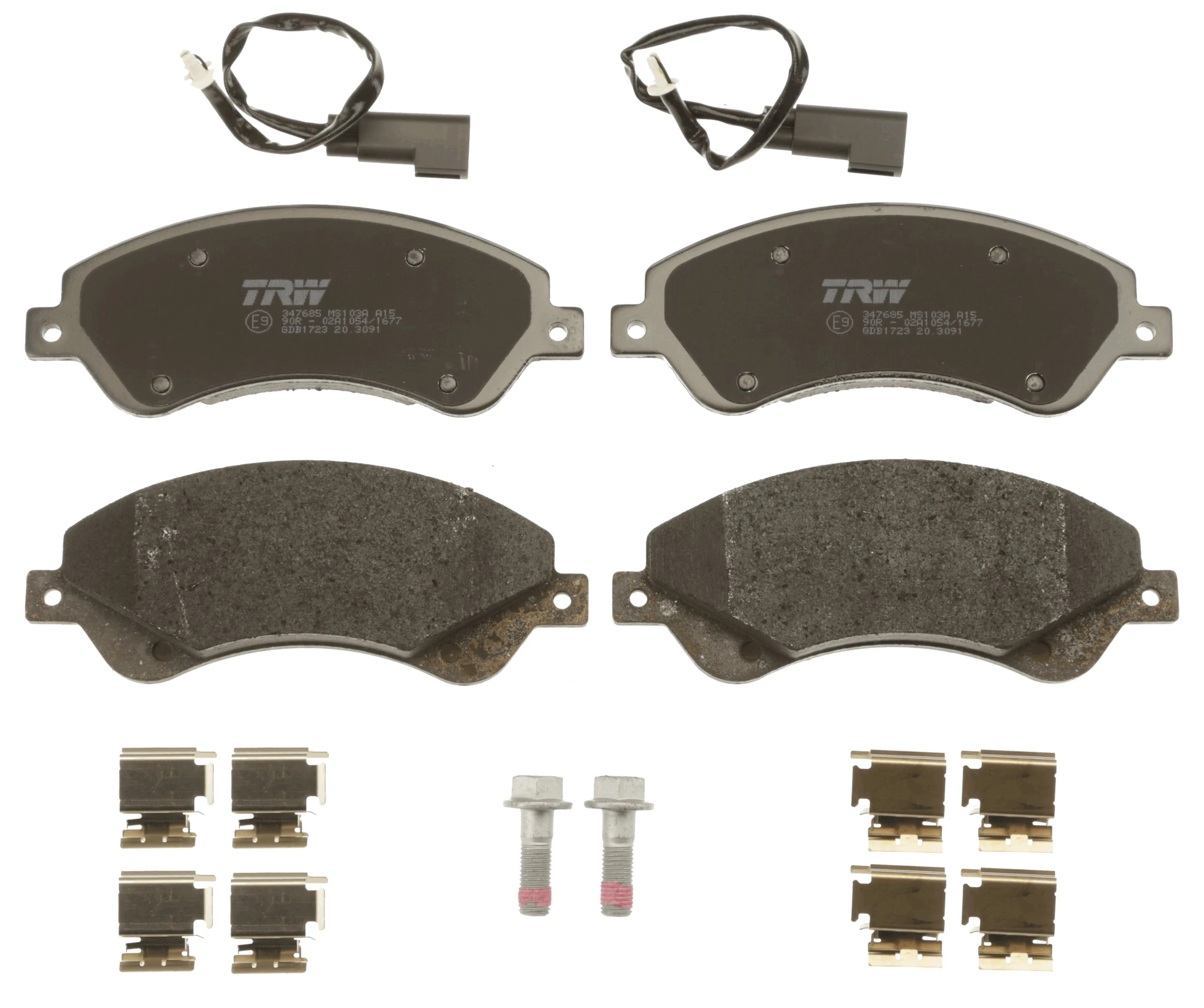 Brake Pad Set, disc brake COTEC GDB1723