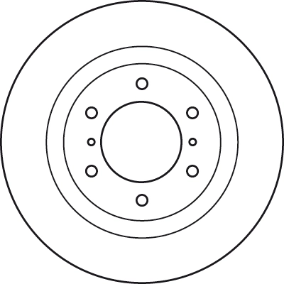 Brake Disc TRW SINGLE DF4943S