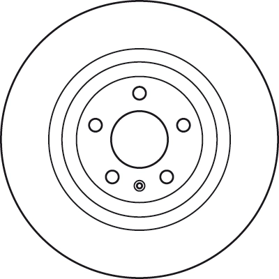 Brake Disc TRW SINGLE DF4893S