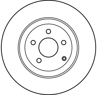 Brake Disc TRW SINGLE DF4148S