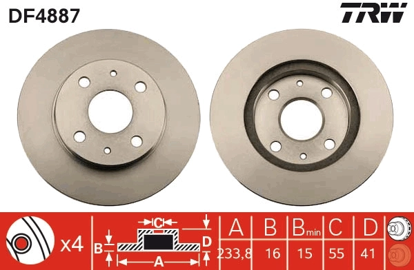 Brake Disc DF4887