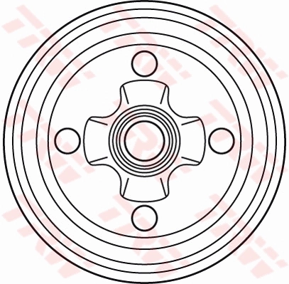 TRW DB4195B Brake Drum