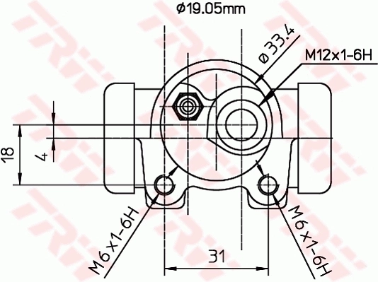 Wheel Brake Cylinder BWD129