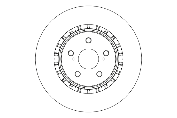 Brake Disc TRW SINGLE DF6858S