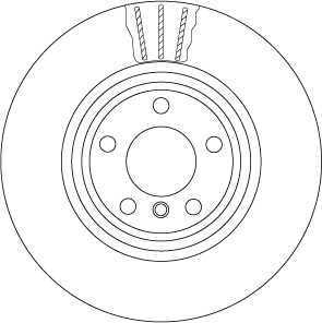 Brake Disc TRW SINGLE DF6602S