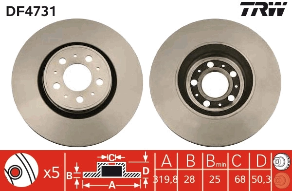 Brake Disc DF4731