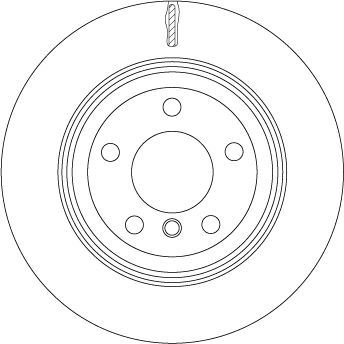 Brake Disc TRW SINGLE DF4854S