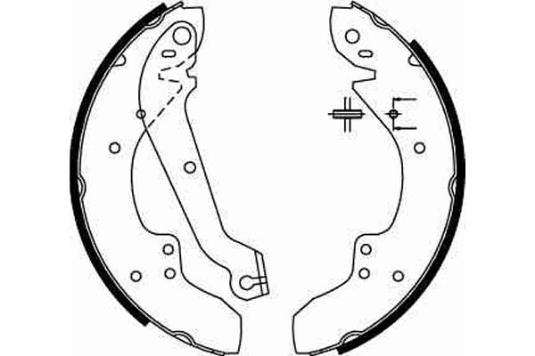 Brake Shoe Set GS6167