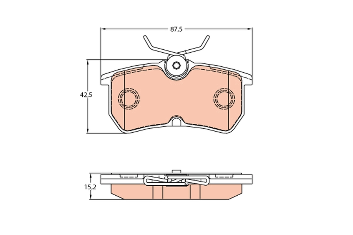 Brake Pad Set, disc brake GDB2140