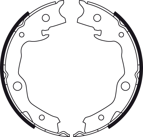 Brake Shoe Set, parking brake GS8752