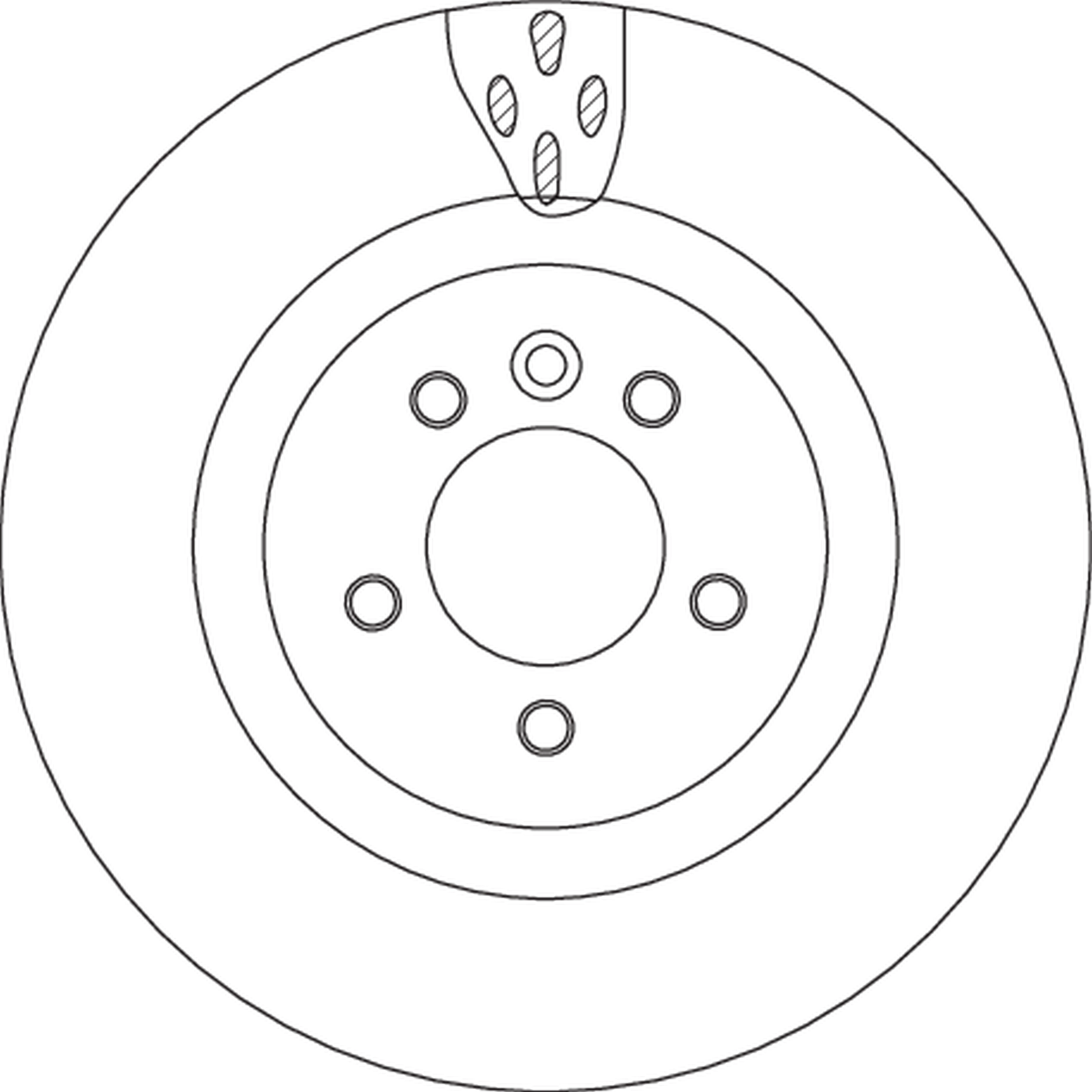 Brake Disc TRW SINGLE DF4792S