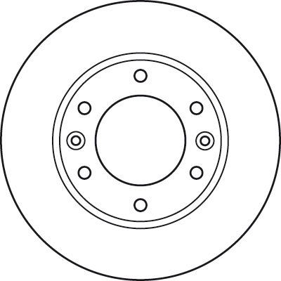 Brake Disc TRW SINGLE DF4924S
