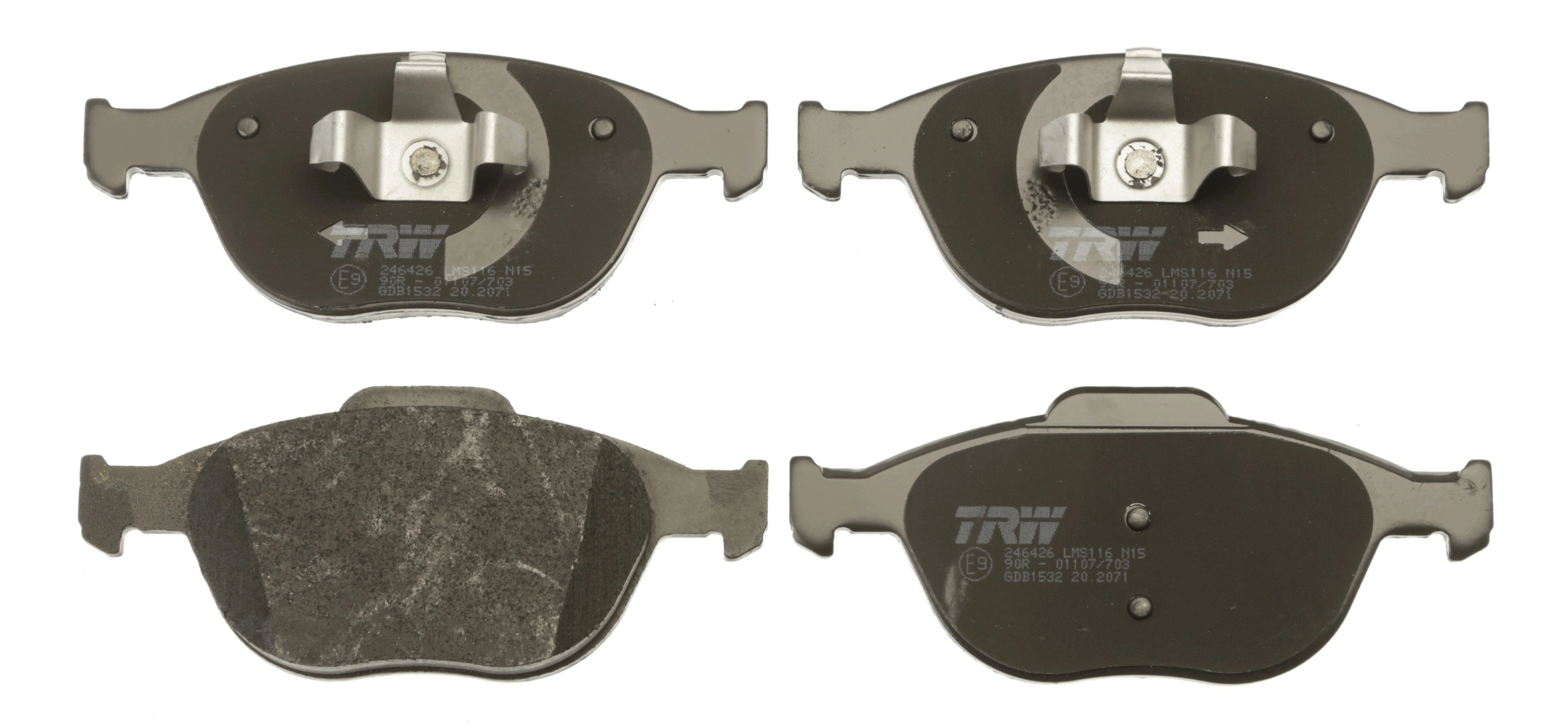 Brake Pad Set, disc brake COTEC GDB1532