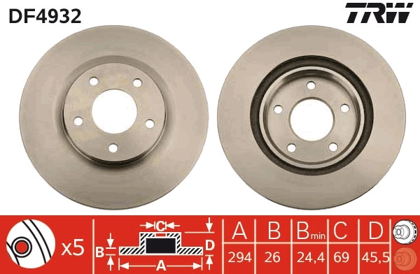 Brake Disc DF4932