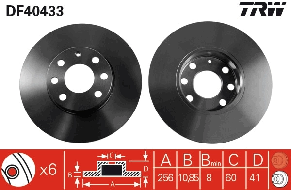 Brake Disc DF4043