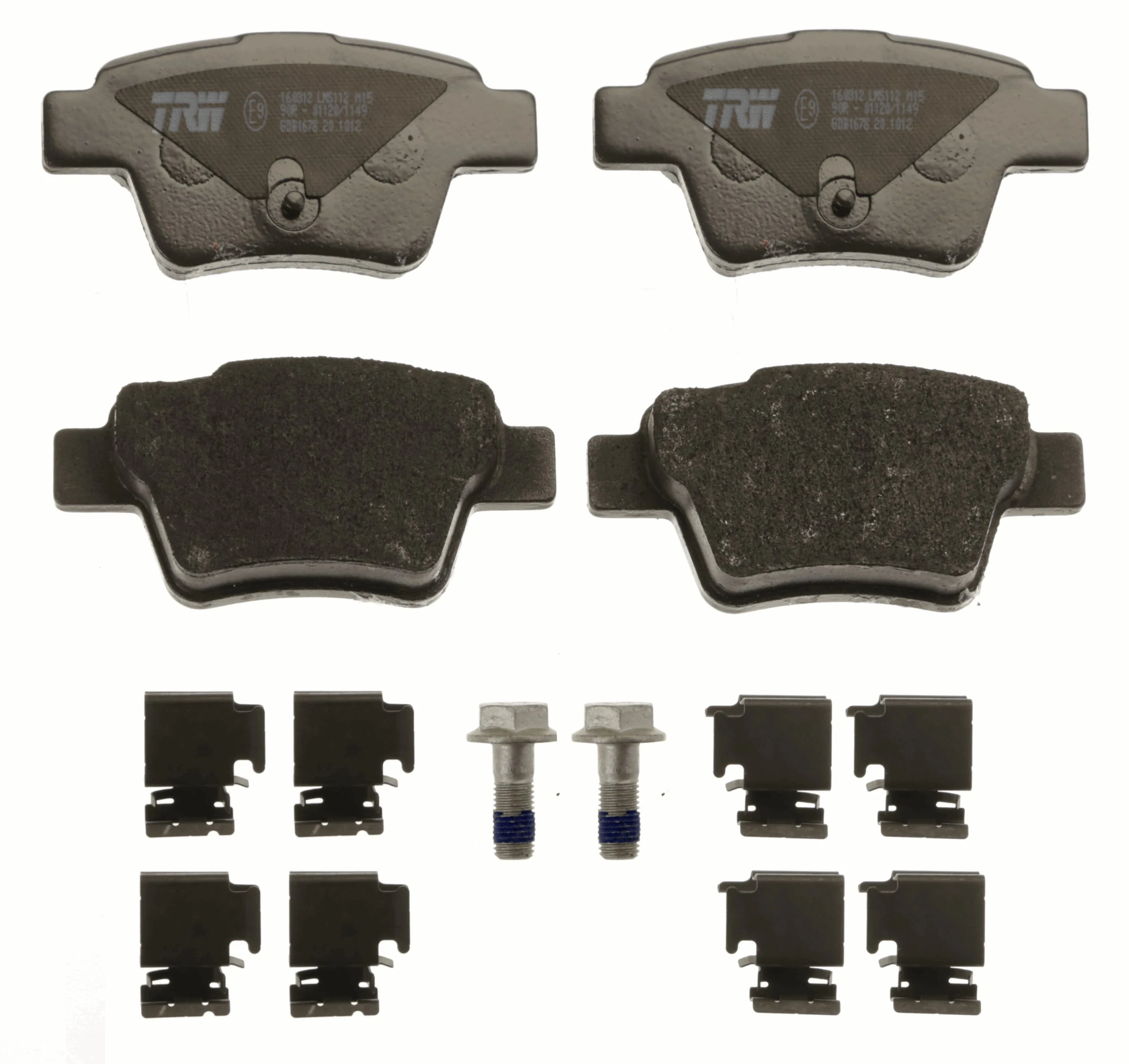 Brake Pad Set, disc brake COTEC GDB1678