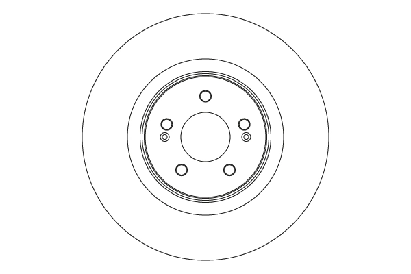 Brake Disc TRW SINGLE DF6813S
