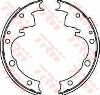 TRW GS6209 Brake Shoe Set