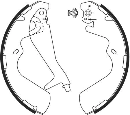 Brake Shoe Set GS8696