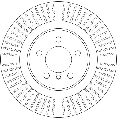 Brake Disc TRW SINGLE DF6507S