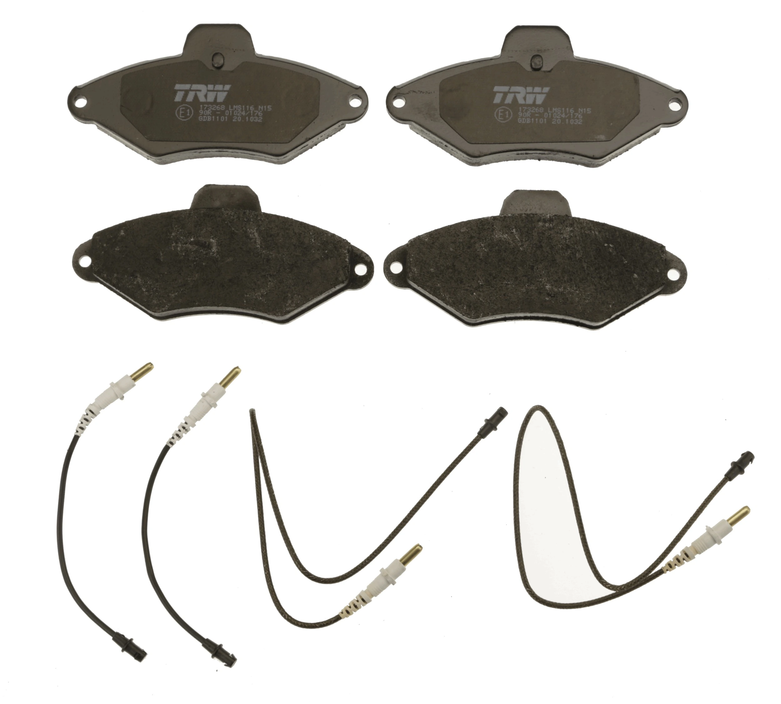 Brake Pad Set, disc brake COTEC GDB1101